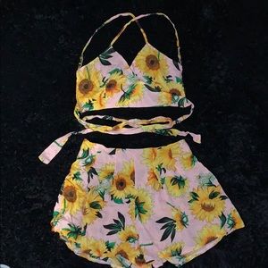 SunFlower Top & Short set